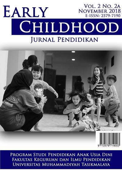 					View Vol. 2 No. 2a (2018): Early Childhood : Jurnal Pendidikan
				